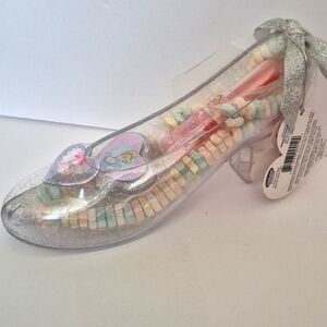 Vintage Disney Cinderella Lipstick Gloss Glass Candy slipper Valentine